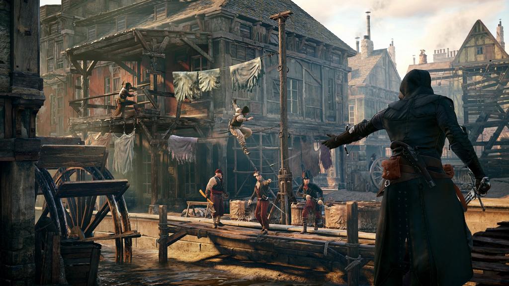 In Assassin’s Creed: Unity you lead a young Frenchman, Arno Dorian who joins the ranks of the assassins while his love interest, Elise de La Serre becomes a Templar.